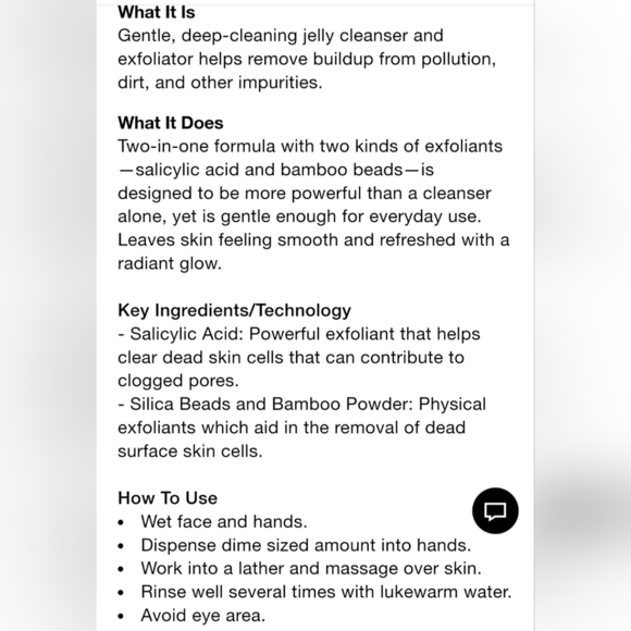 Clinique All About Clean 2-In-1 Cleansing & Exfoliating Jelly NEW #1251 - Picture 2 of 5